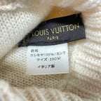 Louis Vuitton Gloves 23 Ivory Mittens Cashmere — view 4