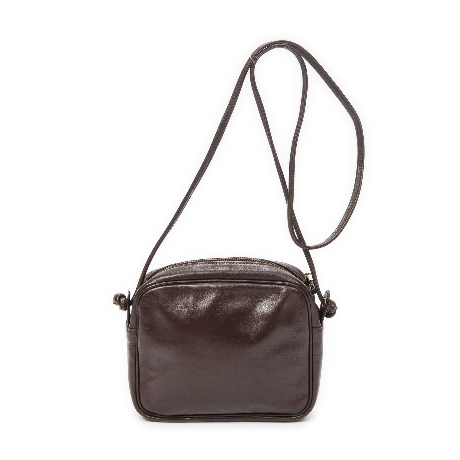 Loewevintage Anagram Crossbody Brown Calfskin Leather — view 5