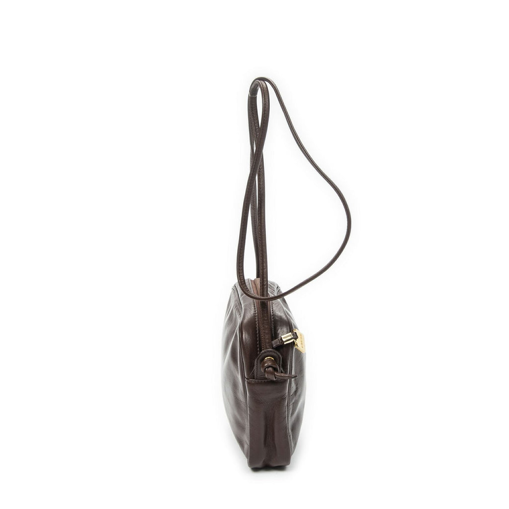 Loewevintage Anagram Crossbody Brown Calfskin Leather — view 4