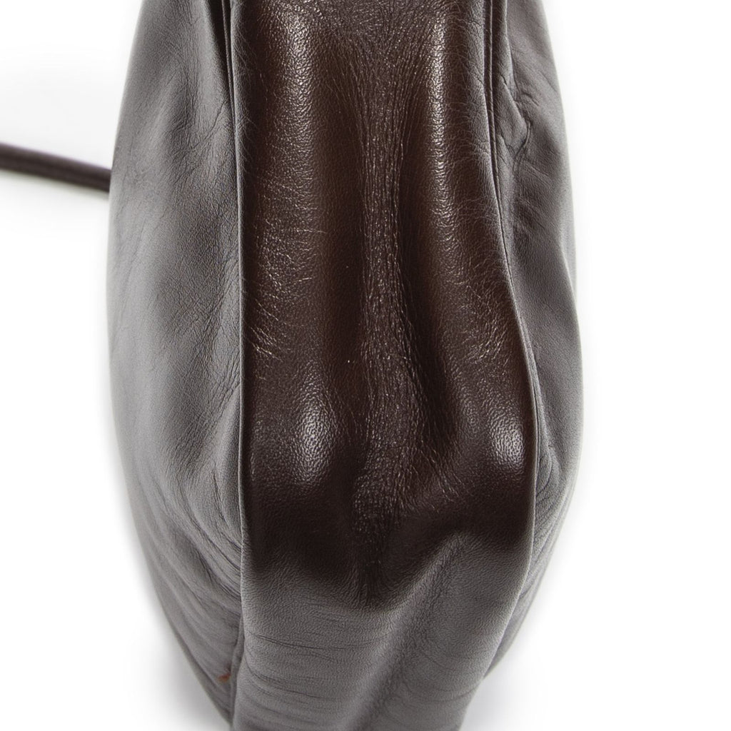Loewevintage Anagram Crossbody Brown Calfskin Leather — view 8