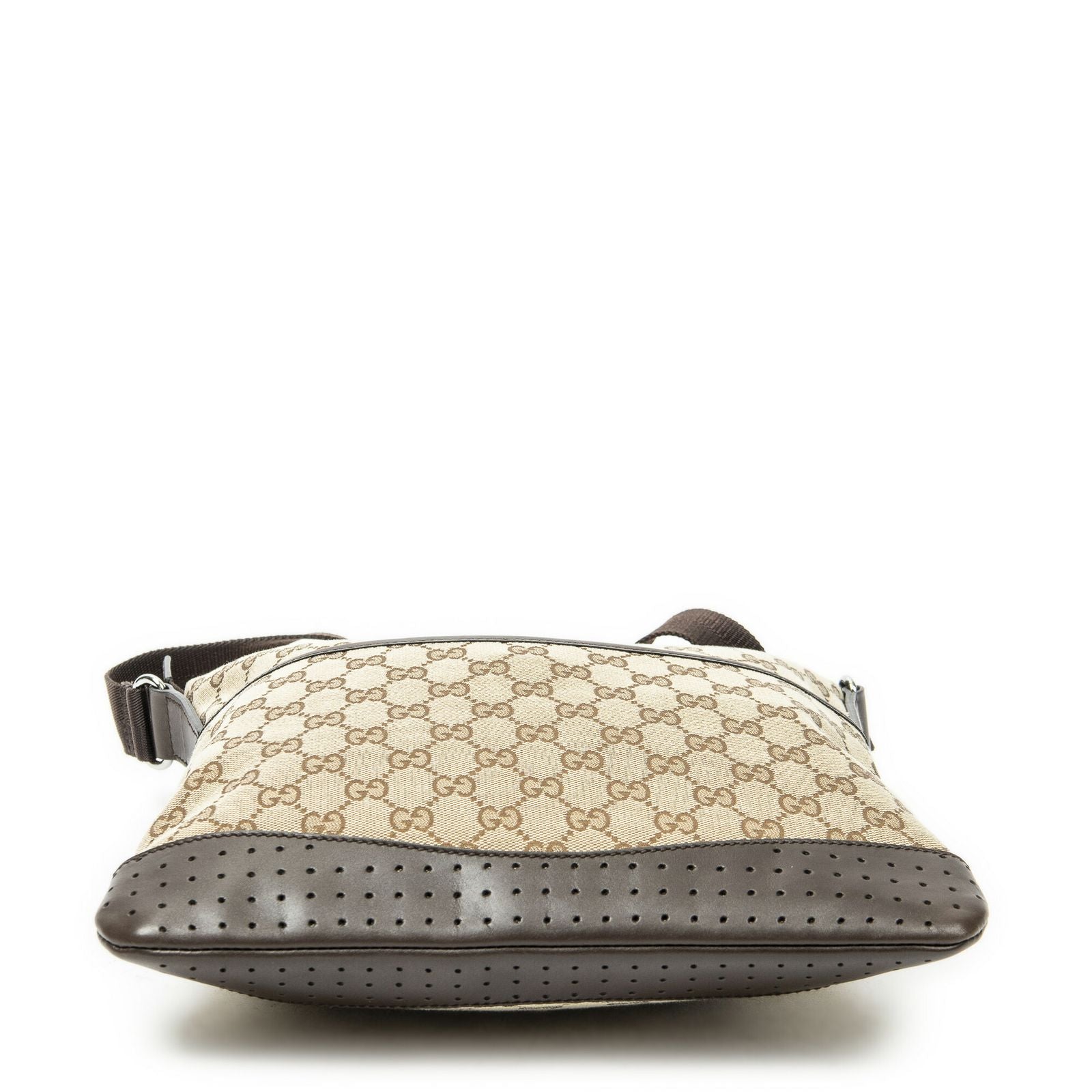 Gucci Web Media Messenger Beige Brown GG Canvas — view 6