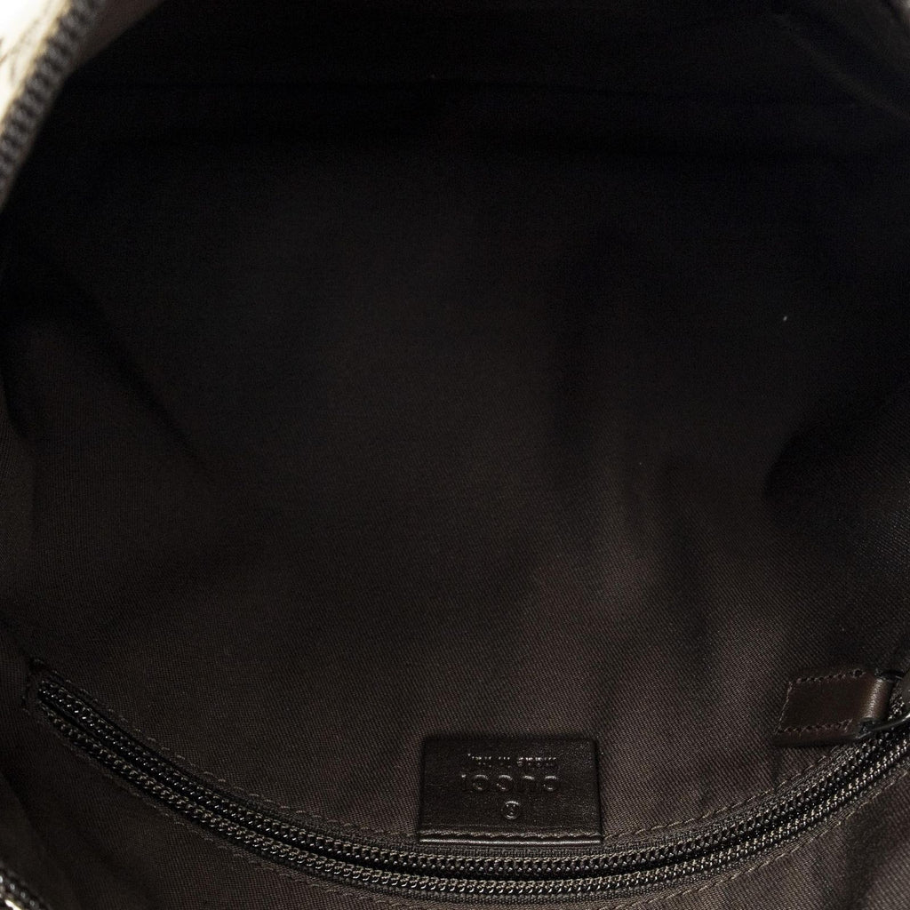 Gucci Web Media Messenger Beige Brown GG Canvas — view 9