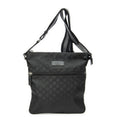 Gucci Web Square Nylon Messenger Black GG