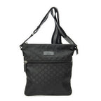 Gucci Web Square Nylon Messenger Black GG