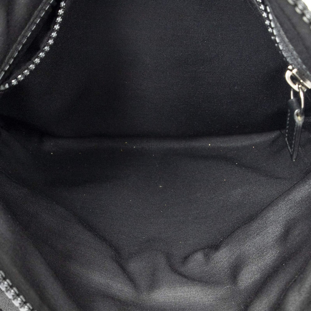 Gucci Web Square Nylon Messenger Black GG — view 9