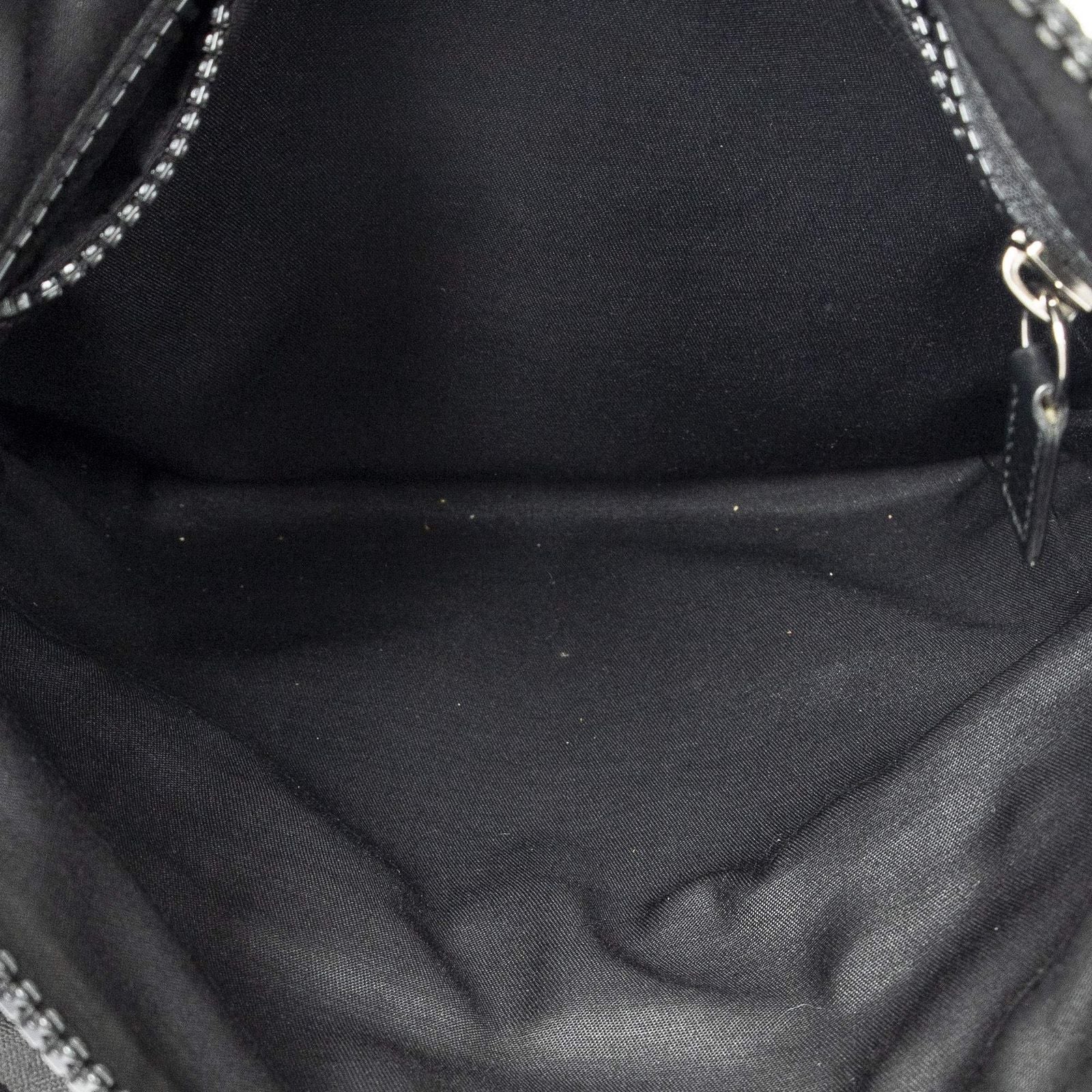 Gucci Web Square Nylon Messenger Black GG — view 9