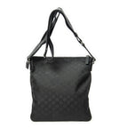 Gucci Web Square Nylon Messenger Black GG — view 5