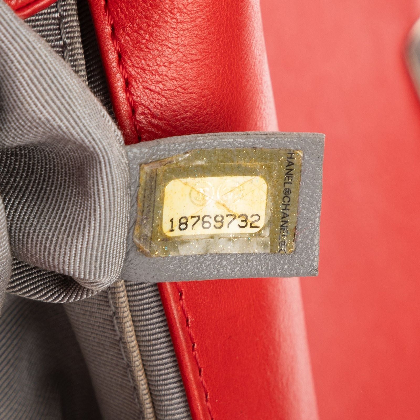 Chanel Wild Stitch Boy Red Quilted Calfskin Shoulder — view 3