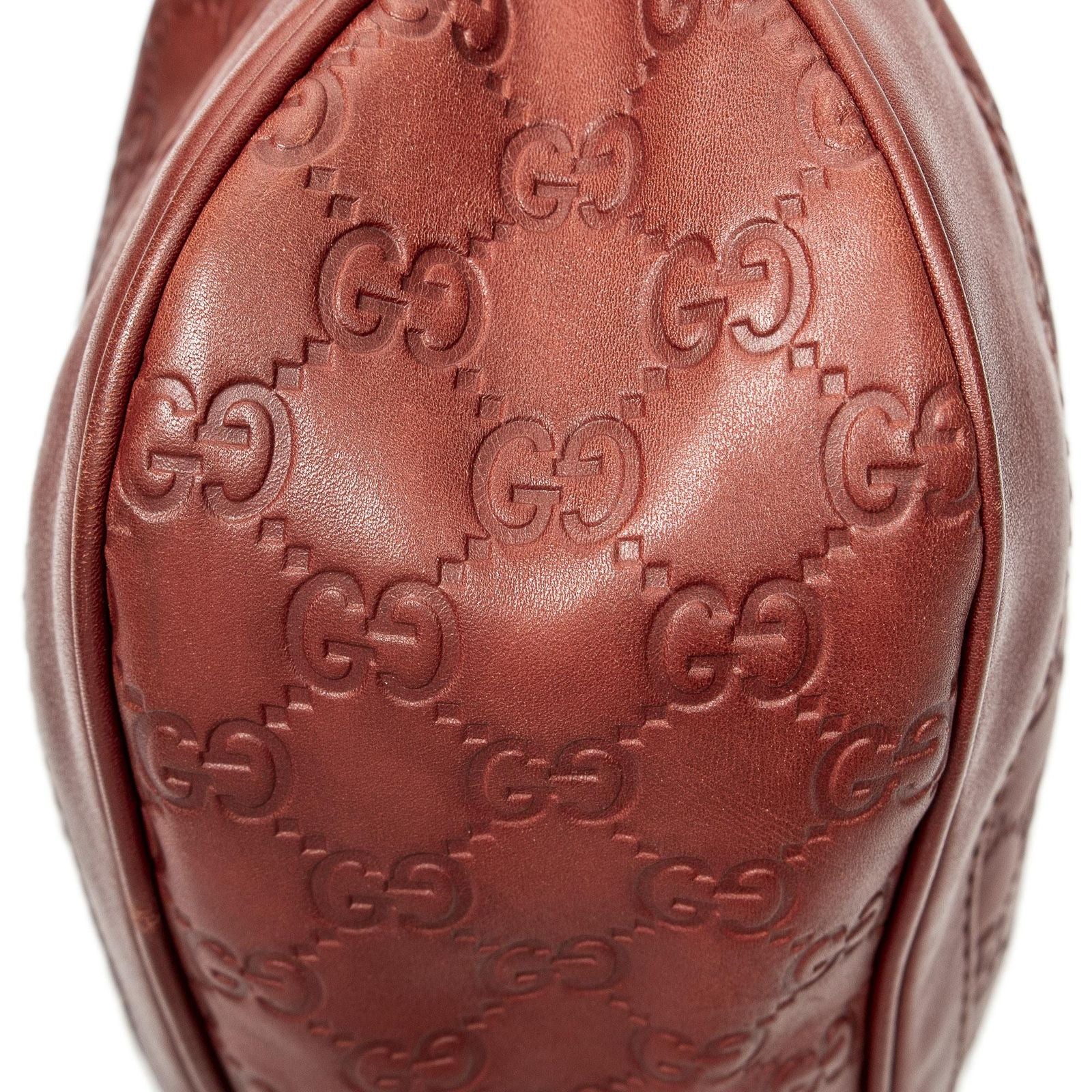 Gucci Charlotte Crossbody Shoulder Bag Red Guccissima — view 8