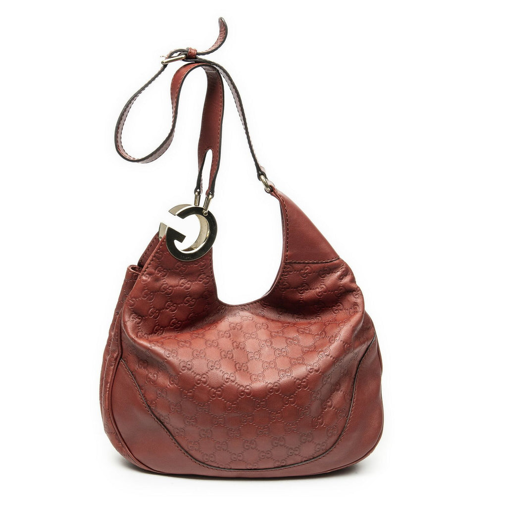 Gucci Charlotte Crossbody Shoulder Bag Red Guccissima — view 5