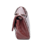 Chanel Maxi Quilted Double Flap Red Lambskin Leather — view 3
