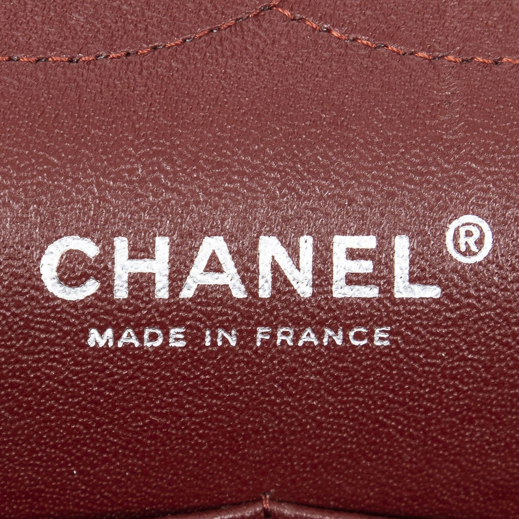 Chanel Maxi Quilted Double Flap Red Lambskin Leather — view 8
