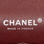 Chanel Maxi Quilted Double Flap Red Lambskin Leather — view 8
