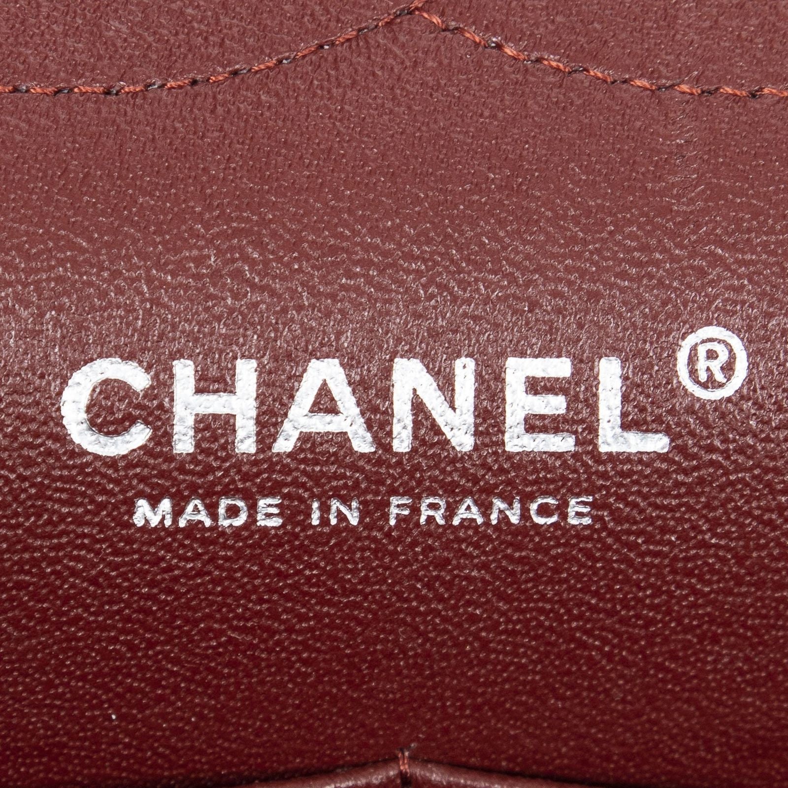 Chanel Maxi Quilted Double Flap Red Lambskin Leather — view 8