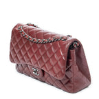 Chanel Maxi Quilted Double Flap Red Lambskin Leather — view 2