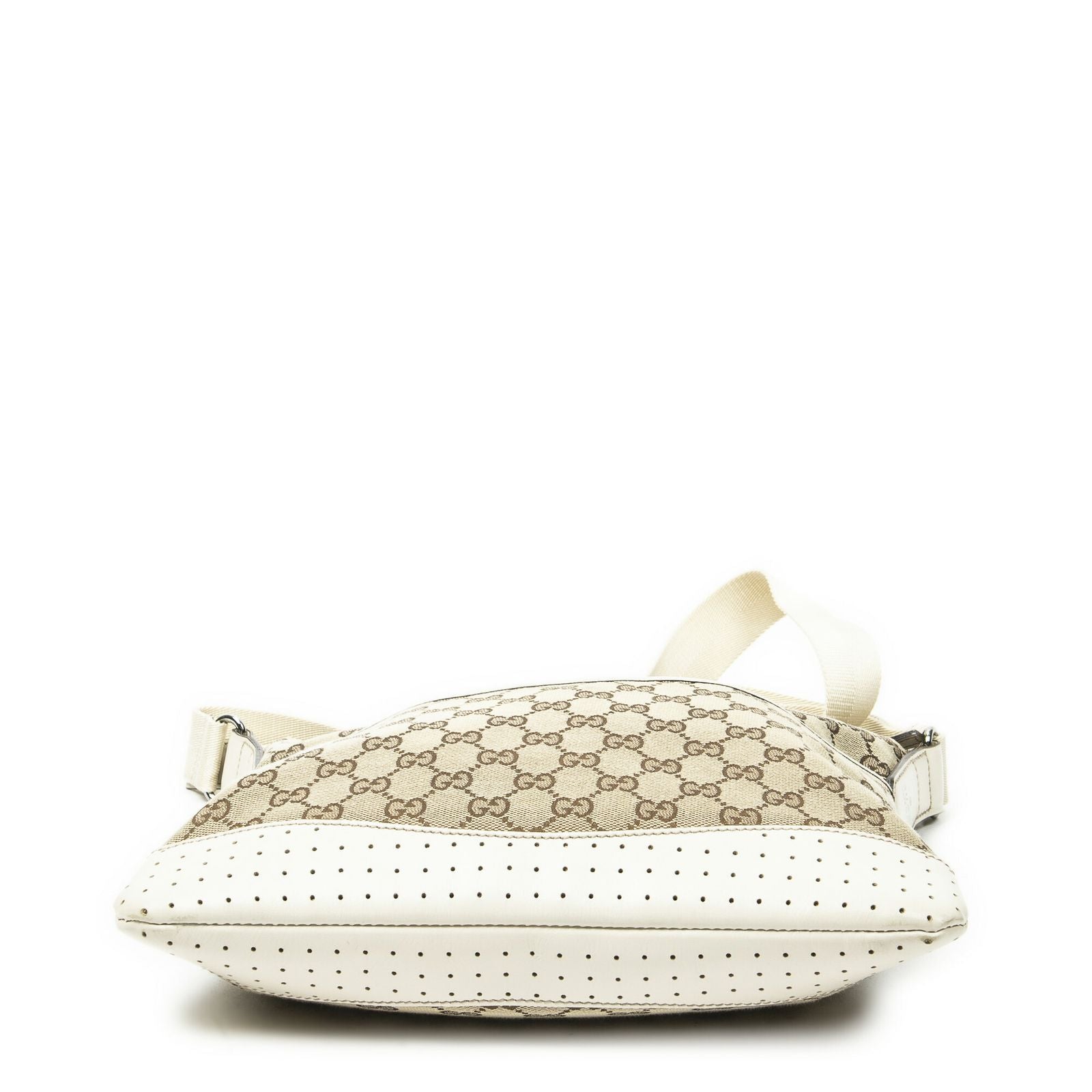 Gucci Web Media Messenger Beige Ivory GG Canvas — view 6