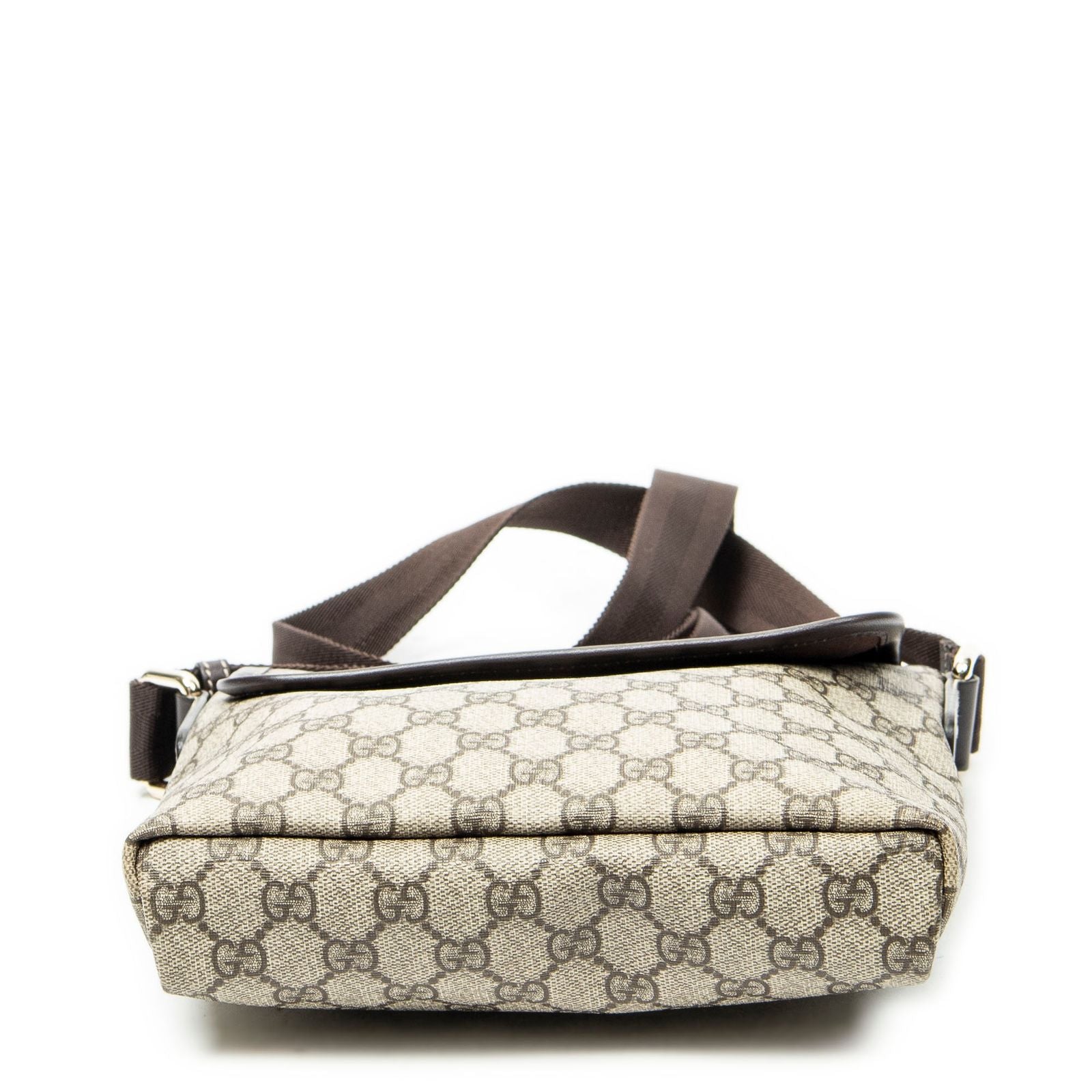 Gucci Small Messenger Beige Brown Supreme Canvas — view 6