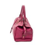 Saint Laurent Classic Cabas Fuchsia Calfskin Leather Handbag — view 3