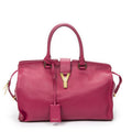 Saint Laurent Classic Cabas Fuchsia Calfskin Leather Handbag