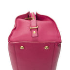 Saint Laurent Classic Cabas Fuchsia Calfskin Leather Handbag — view 7