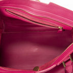 Saint Laurent Classic Cabas Fuchsia Calfskin Leather Handbag — view 9