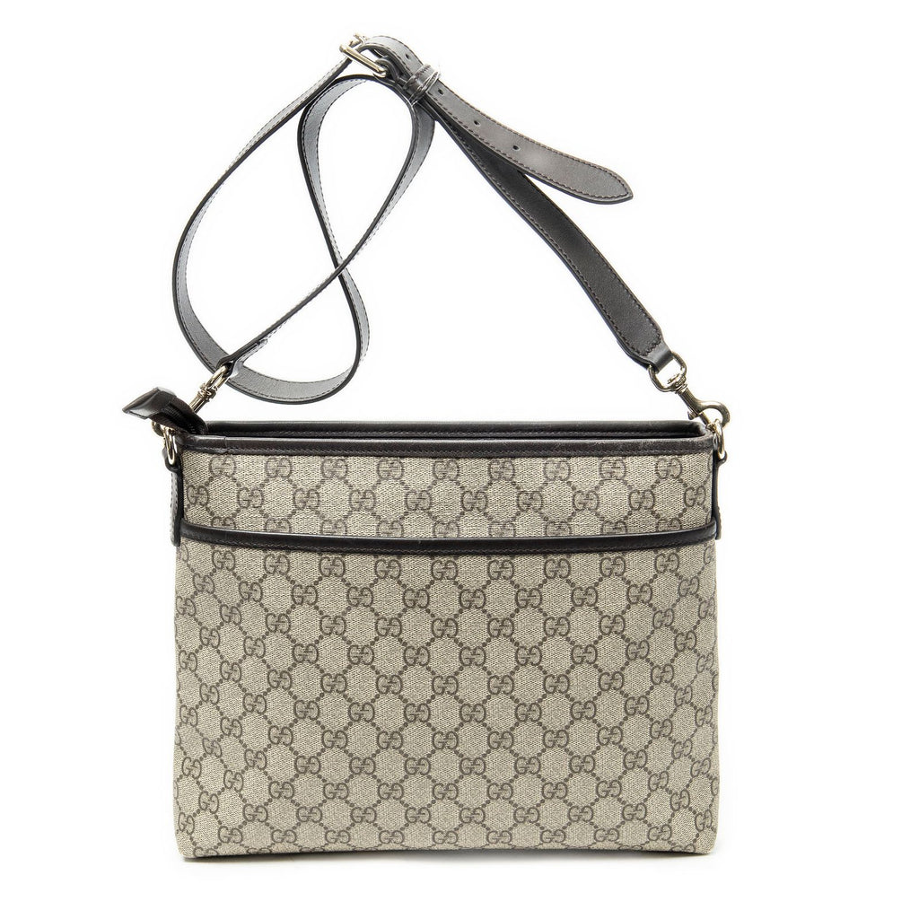 Gucci Anagram Slip Pocket Messenger Beige Brown Supreme Canvas — view 5