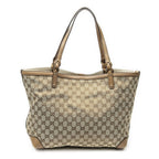 Gucci Craft Tote Beige Brown GG Canvas — view 5