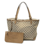 Gucci Craft Tote Beige Brown GG Canvas