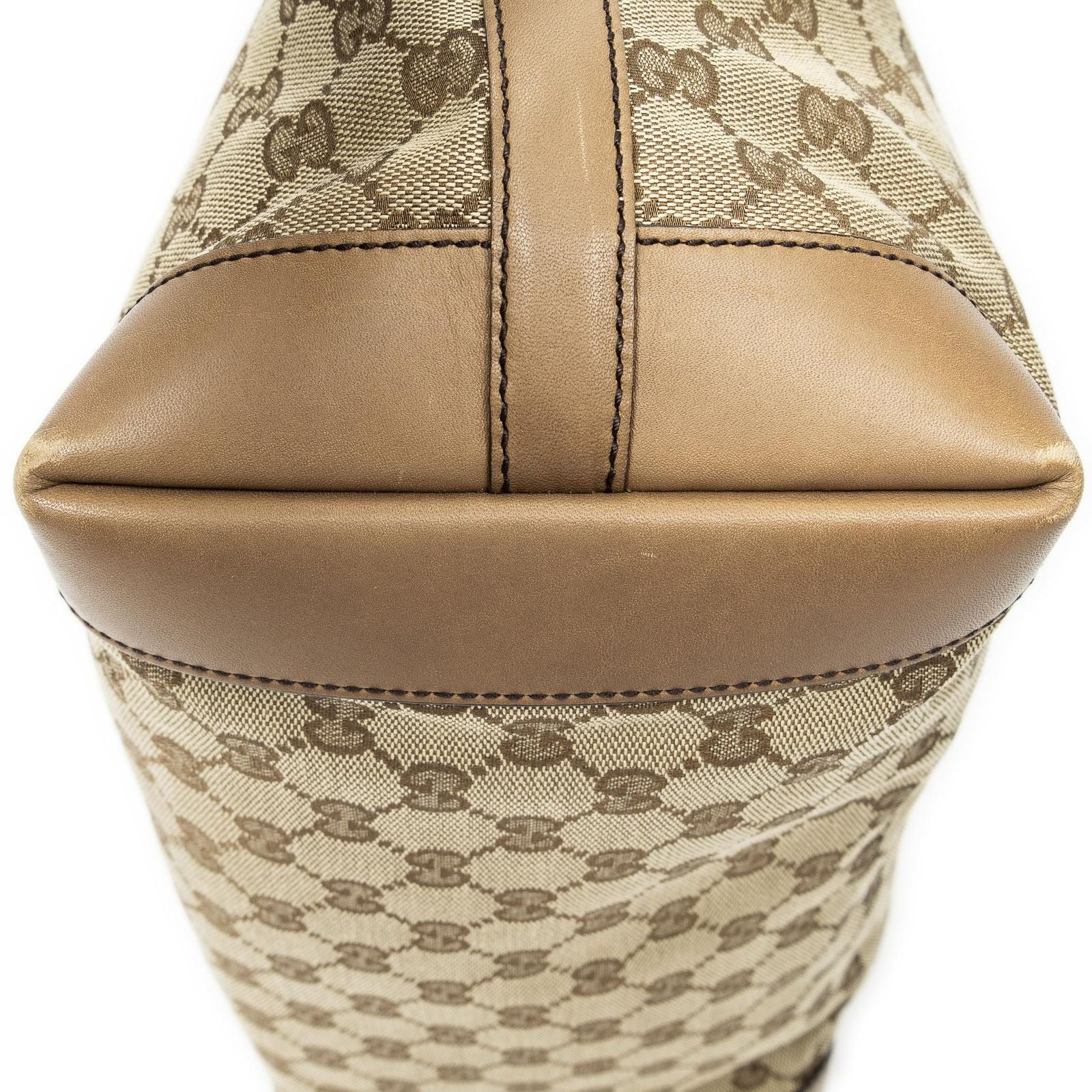 Gucci Craft Tote Beige Brown GG Canvas — view 7