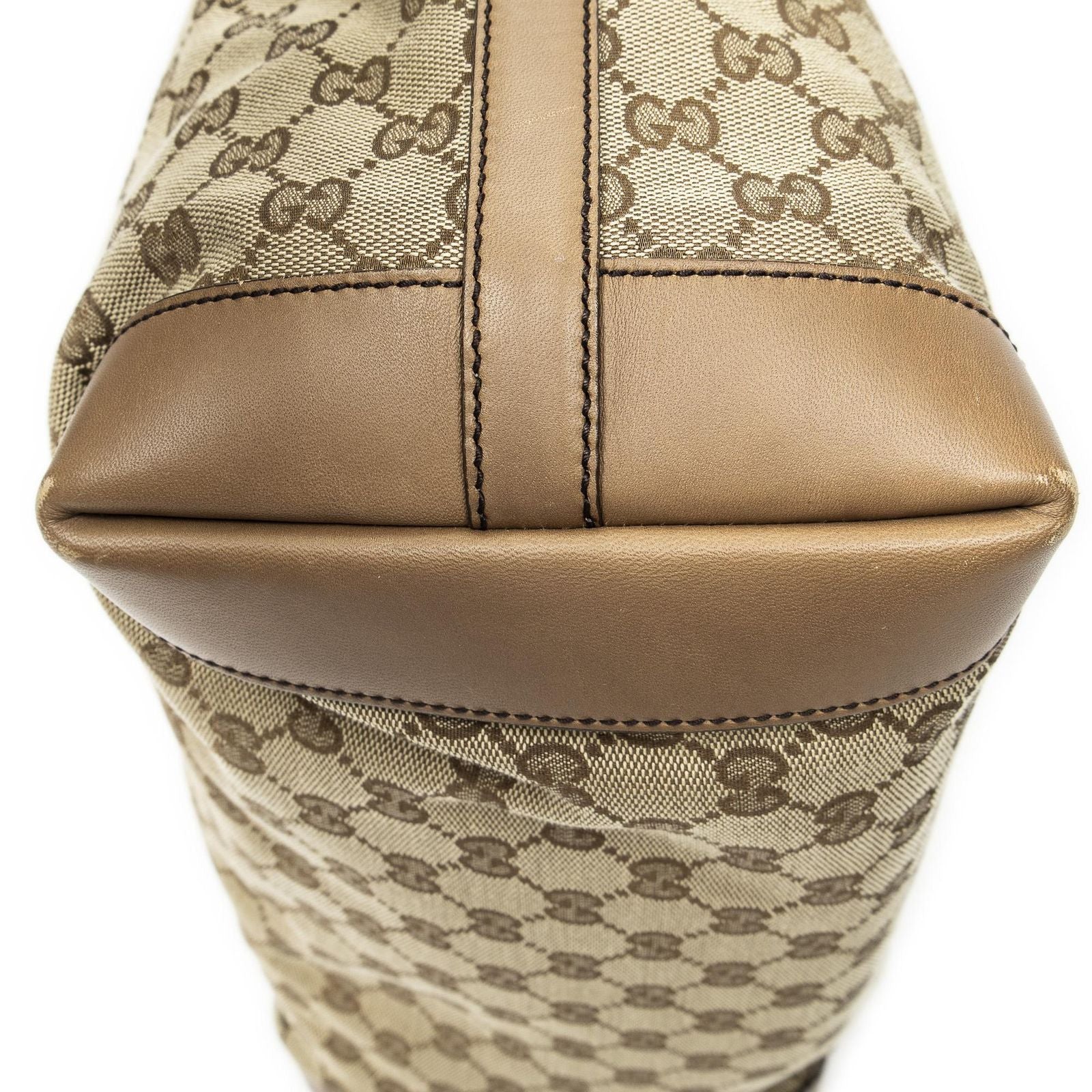 Gucci Craft Tote Beige Brown GG Canvas — view 8
