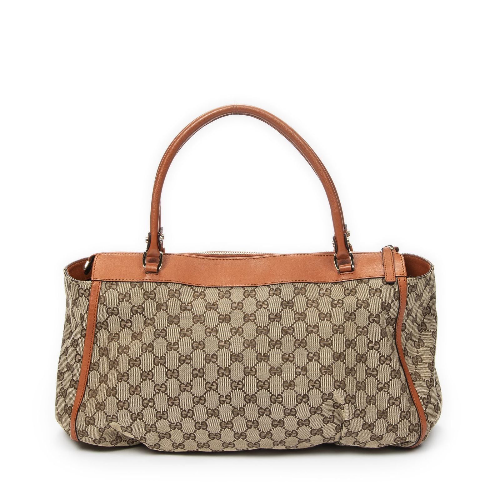 Gucci Abbey D-ring Zip Tote Beige GG Canvas — view 5