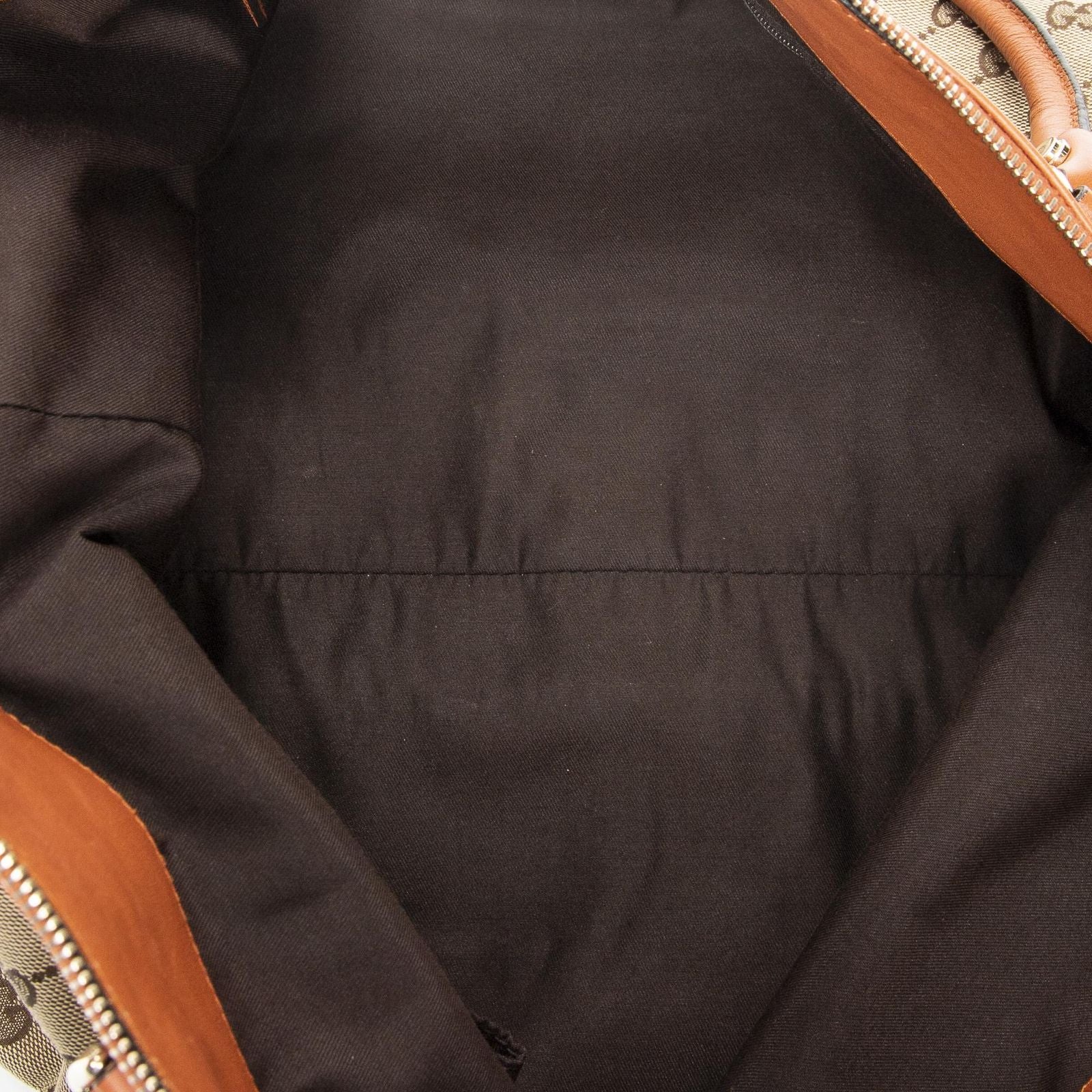 Gucci Abbey D-ring Zip Tote Beige GG Canvas — view 9