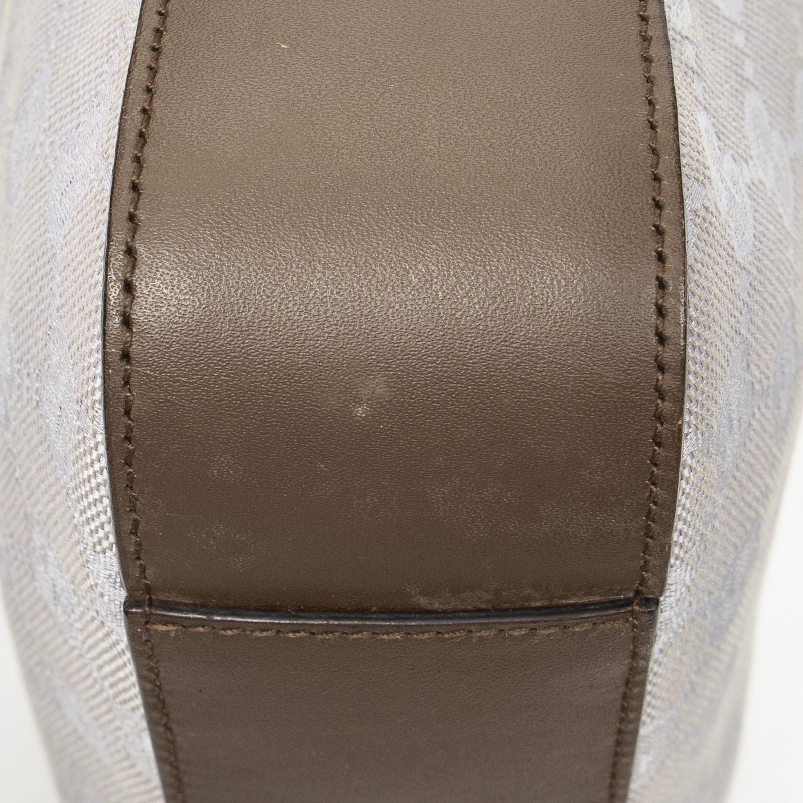 Gucci Small Zip Hobo Lilac Brown GG Canvas — view 8