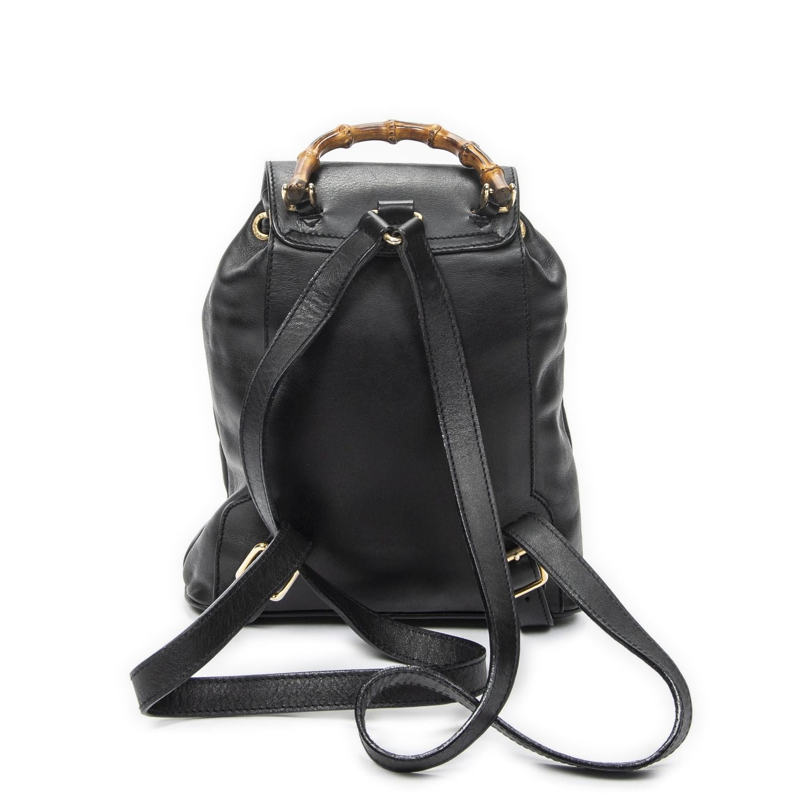 Gucci Minibumbu Backpack Black Calfskin Leather — view 5