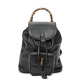 Gucci Minibumbu Backpack Black Calfskin Leather