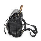 Gucci Minibumbu Backpack Black Calfskin Leather — view 3