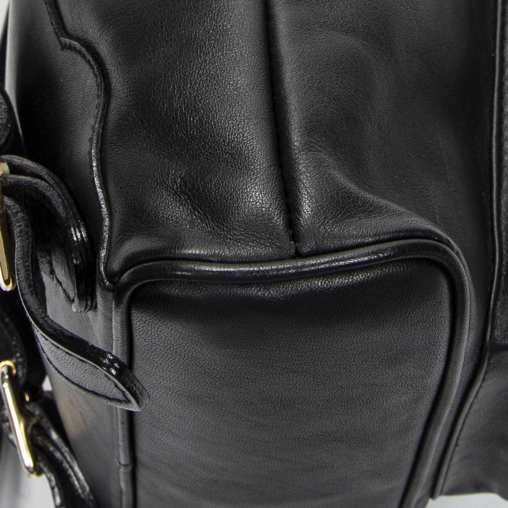 Gucci Minibumbu Backpack Black Calfskin Leather — view 7