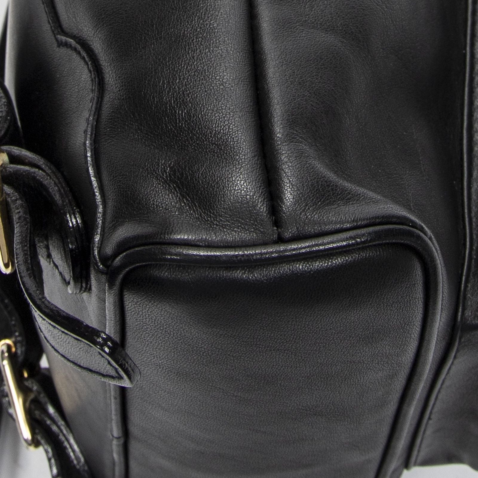 Gucci Minibumbu Backpack Black Calfskin Leather — view 7