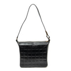 Chanel CC Square Zip Hobo Black Quilted Caviar Leather — view 5