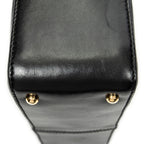 Chanel CC Square Zip Hobo Black Quilted Caviar Leather — view 8