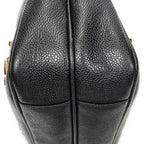 Chanel Triple CC Chain Tote Black Caviar Leather — view 8