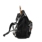 Gucci Rajibanbu Backpack Black Suede Leather — view 4