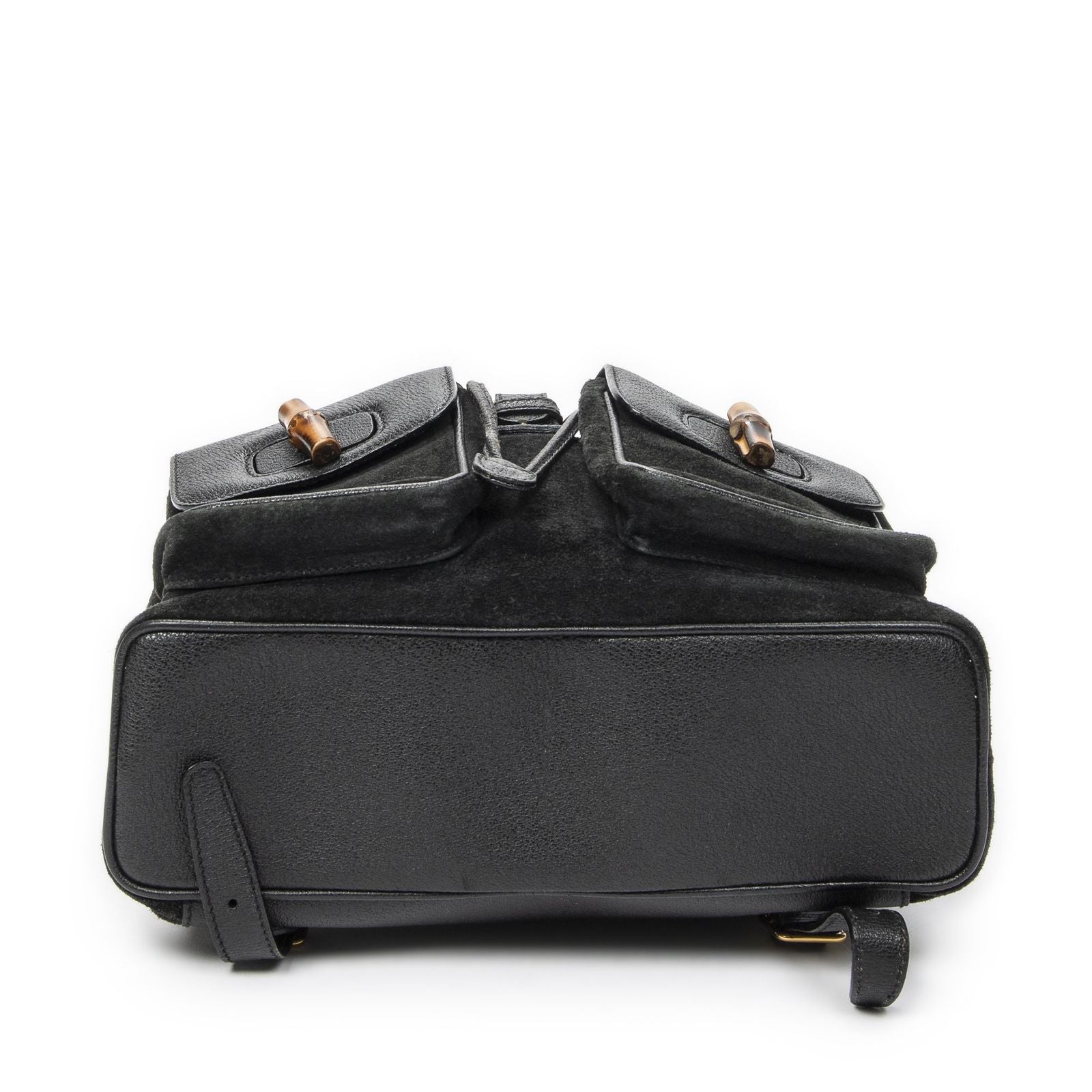 Gucci Rajibanbu Backpack Black Suede Leather — view 6