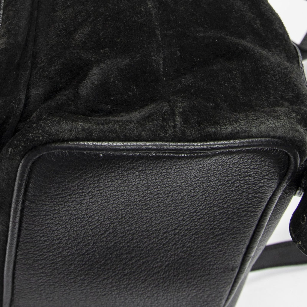 Gucci Rajibanbu Backpack Black Suede Leather — view 8
