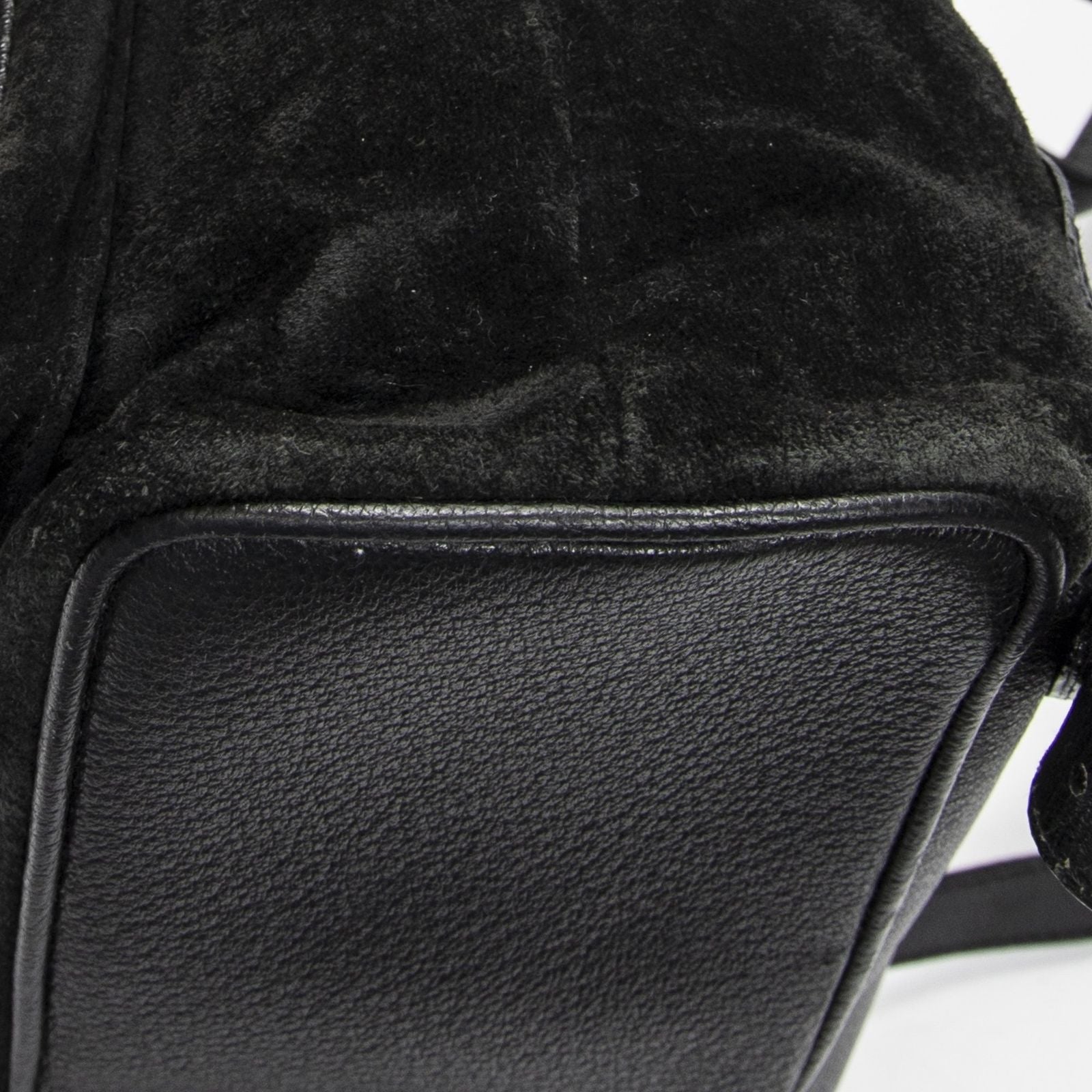 Gucci Rajibanbu Backpack Black Suede Leather — view 8