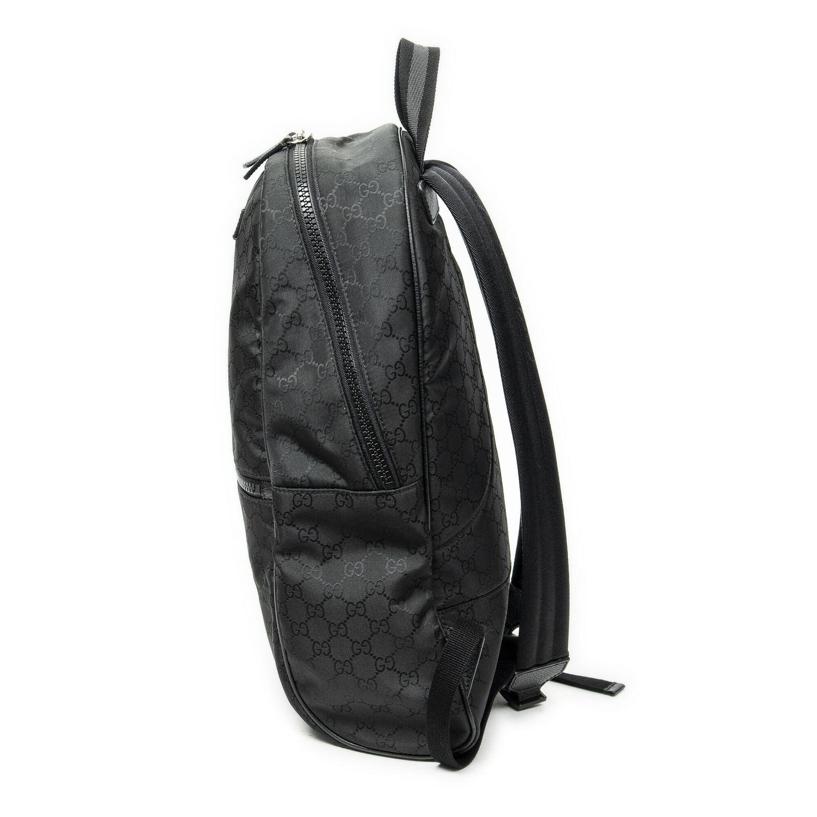 Gucci GG Nylon Backpack Black — view 3