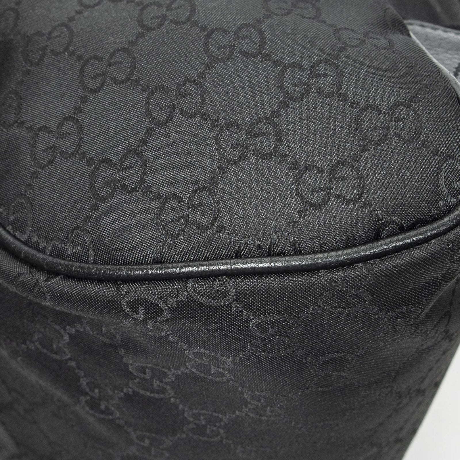 Gucci GG Nylon Backpack Black — view 8