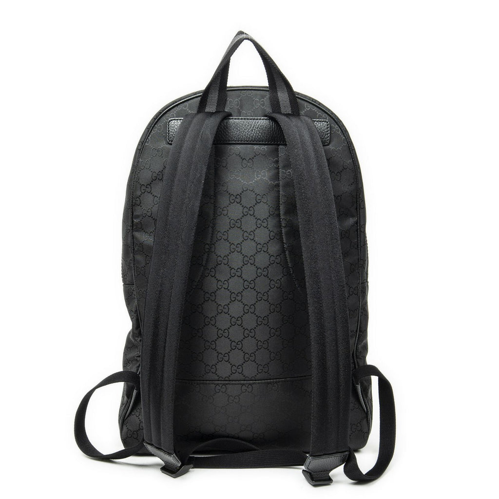Gucci GG Nylon Backpack Black — view 5
