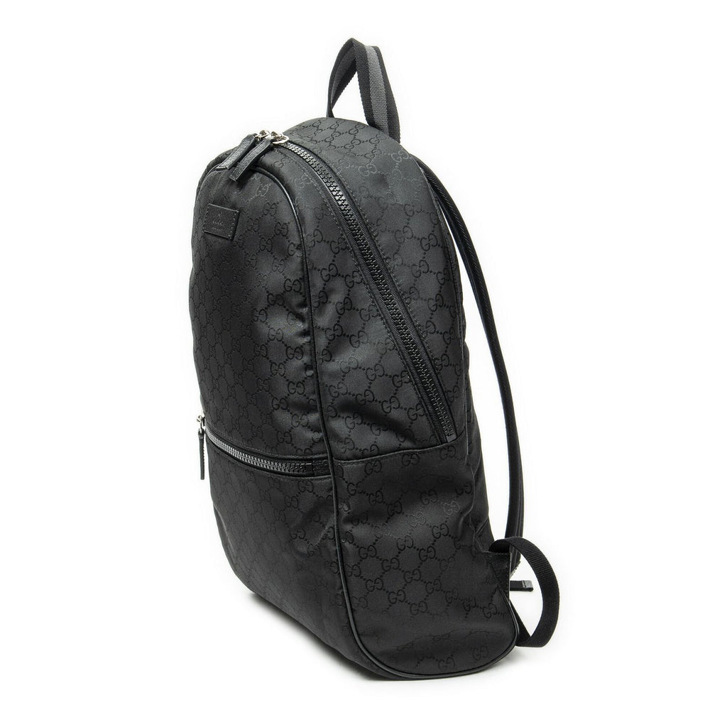 Gucci GG Nylon Backpack Black — view 2
