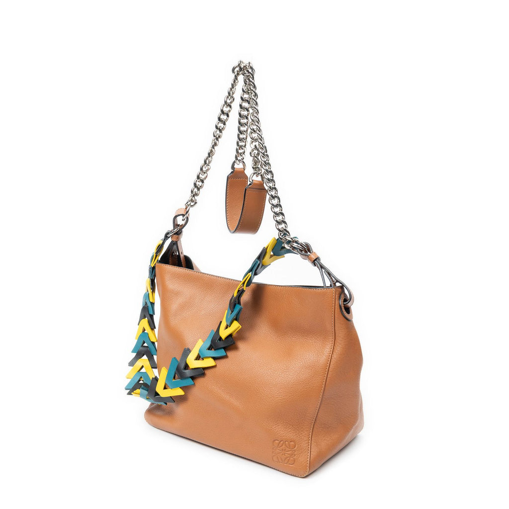 Loewev Bucket Bag Brown Grain Calf Skin Leather — view 2
